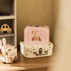 Jollein Lot de 2 Valisettes à Jouets - Animal Friends
