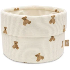 Jollein Panier de Rangement Little Waffle - Mini Teddy Bear
