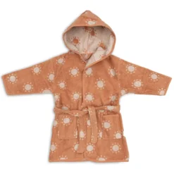 Jollein Peignoir de Bain Eponge Jacquard Sun Light Terra - 1/2 Ans