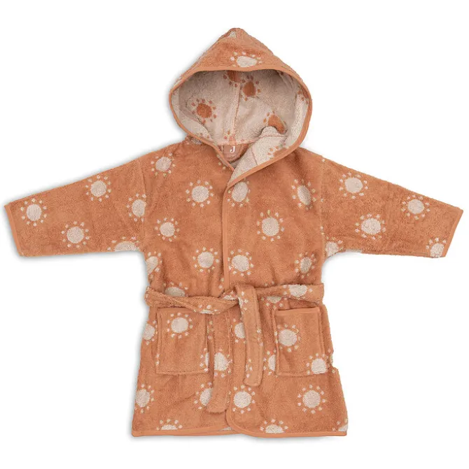 Jollein Peignoir de Bain Eponge Jacquard Sun Light Terra - 1/2 Ans