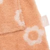 Jollein Peignoir de Bain Eponge Jacquard Flower Blush - 1/2 Ans