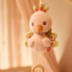 Jollein Peluche Musicale Peacock Pavie Soft Plumes