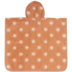 Jollein Poncho de Bain Eponge Jacquard Réversible - Sun Light Terra