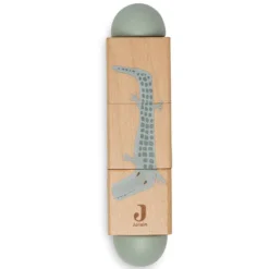 Jollein Puzzle en Bois à Tourner - Jungle Jambo