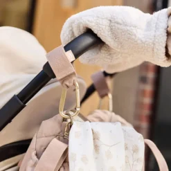 Jollein Sac à Langer Embossed Lily - Milky Coffee