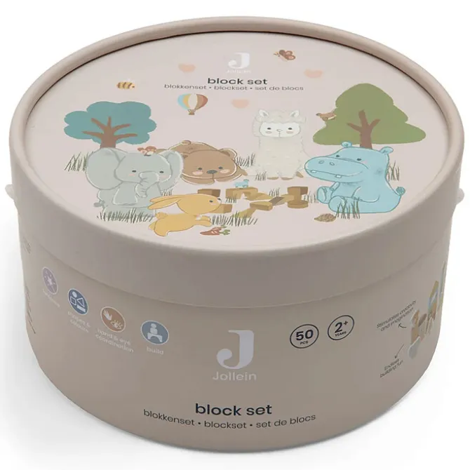Jollein Set de Blocs en Bois - Jollies