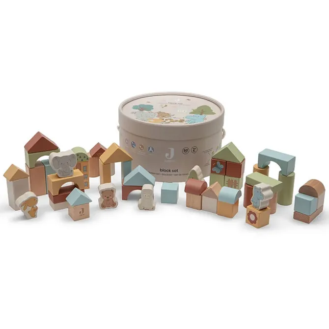 Jollein Set de Blocs en Bois - Jollies