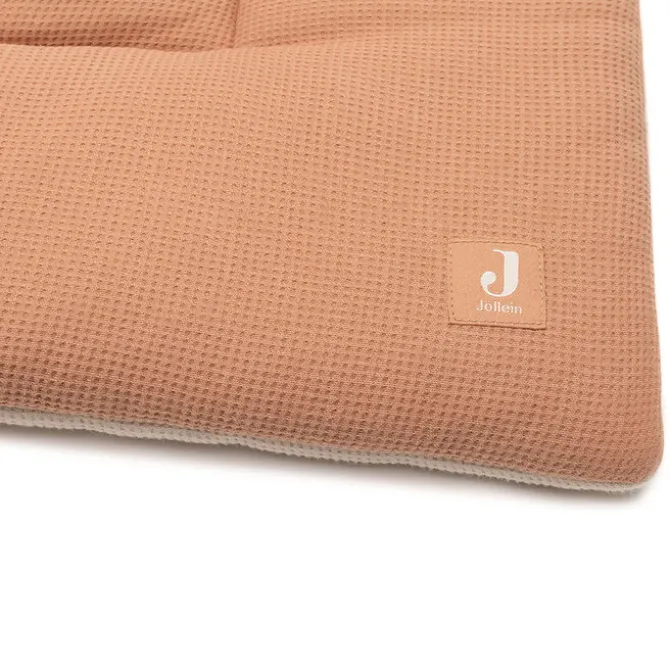 Jollein Tapis de Parc Rectangulaire Little Waffle - Light Terra