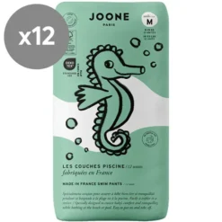 Joone Lot de 12 Couches Piscine - M