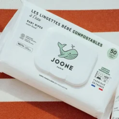 Joone Paquet de 50 Lingettes à l'Eau Compostables