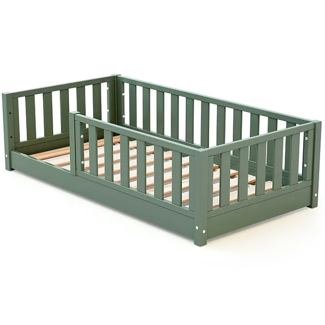 Jurababy Lit au Sol Sonho Mini Vert Sauge - 70 x 140 cm