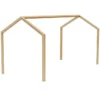 Jurababy Toit pour Lit Sonho Mini - Naturel