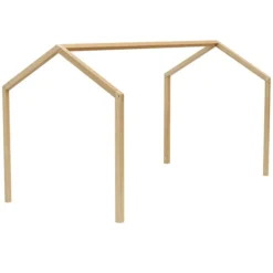 Jurababy Toit pour Lit Sonho Mini - Naturel