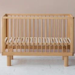 Karl & Fric Lit Bébé Evolutif Nox Bois Naturel - 60 x 120 cm