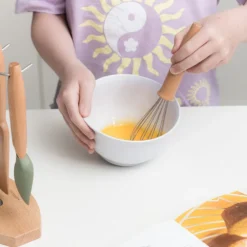 KiddiKutter Coffret Ustensiles de Cuisine - Naturel