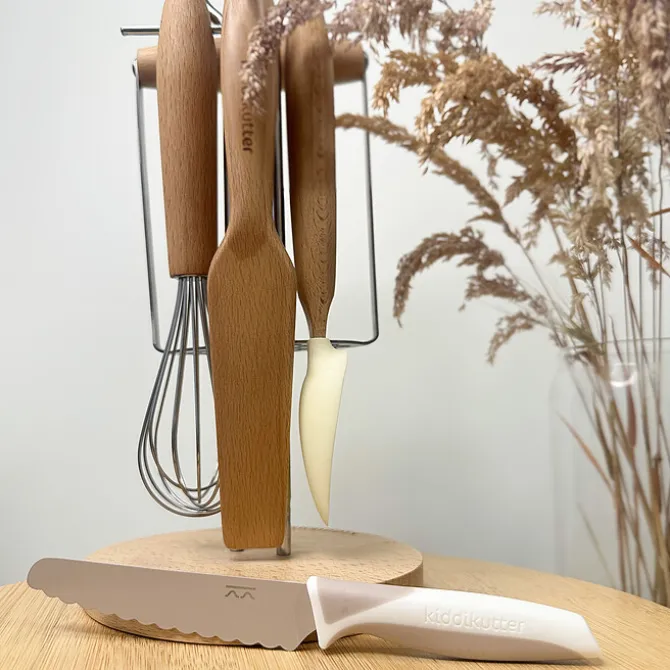 KiddiKutter Couteau d'Apprentissage - Crème