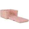 Kid's Concept Fauteuil Pliable - Rayé Vieux Rose