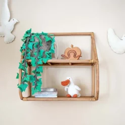 Kids Depot Etagère en Rotin Mexy - Naturel