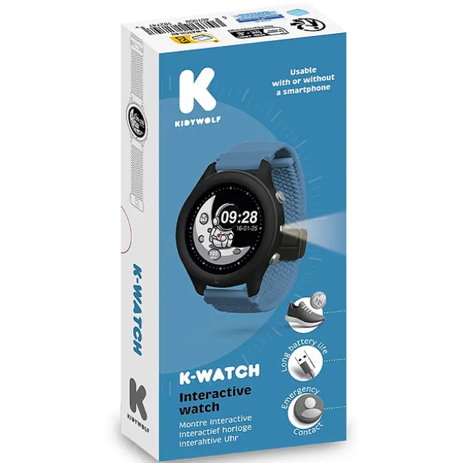 Kidywolf Montre Connectée K-Watch - Bleu Marine