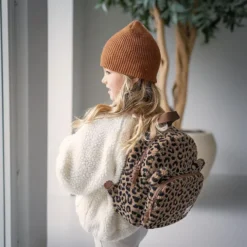 Kidzroom Sac à Dos Beary Excited - Ours Bouclette Léopard