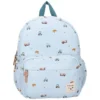 Kidzroom Sac à Dos Little Story - Véhicules Bleu