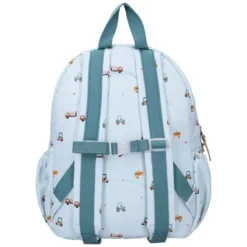 Kidzroom Sac à Dos Little Story - Véhicules Bleu