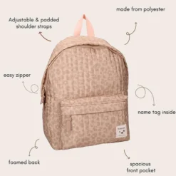 Kidzroom Sac à Dos Magical Meadows - Panthère Beige