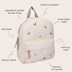 Kidzroom Sac à Dos Nostalgia - Dinosaures Vert