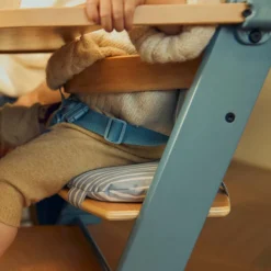 Kinderkraft Chaise Haute ENOCK avec Coussin - Nordic Breeze