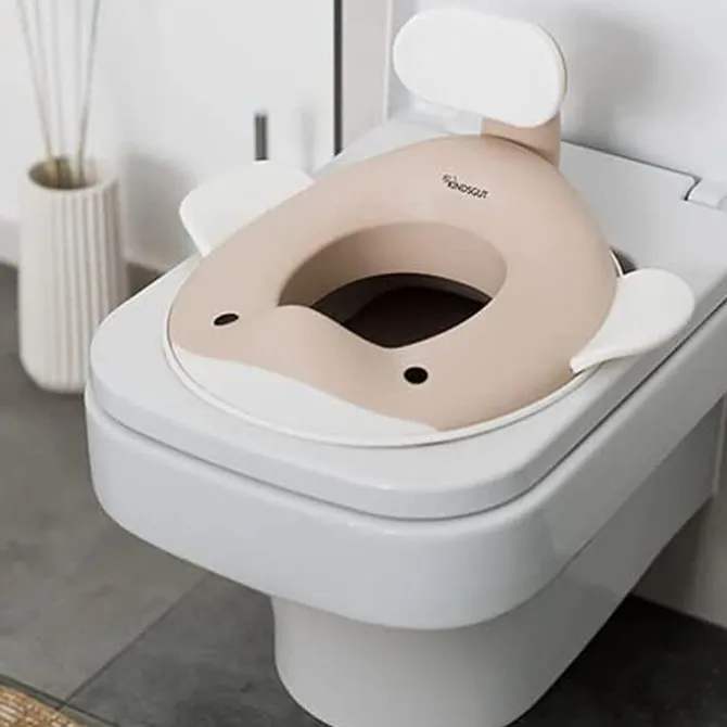 Kindsgut Réducteur de Toilette Baleine - Sable