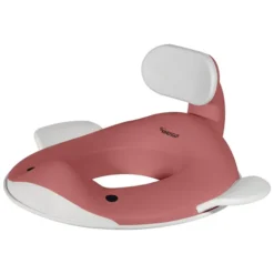 Kindsgut Réducteur de Toilette Baleine - Rose foncé