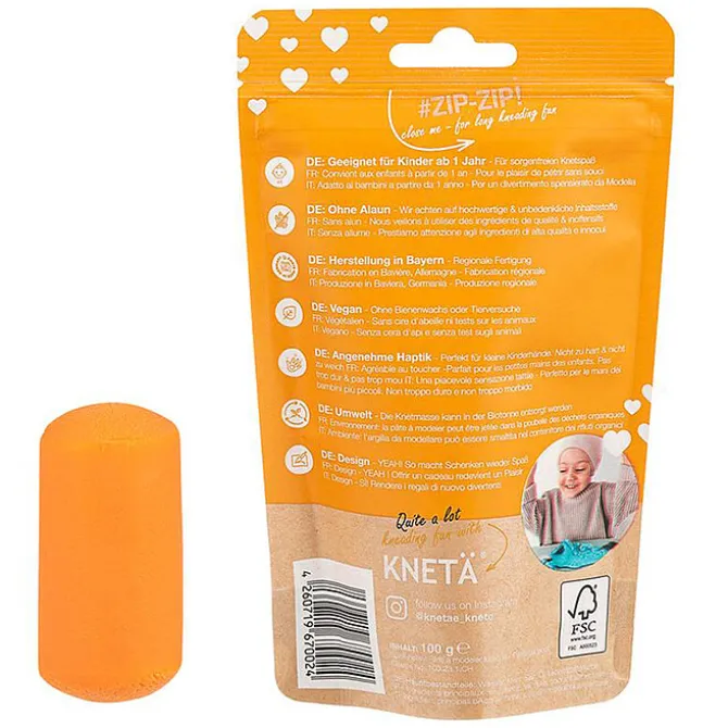 KNETÄ Pot de Pâte à Modeler - Orange