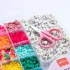 La Petite Epicerie Boîte de 16 Couleurs de Perles Heishi - Pop