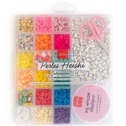 La Petite Epicerie Boîte de 16 Couleurs de Perles Heishi - Pop