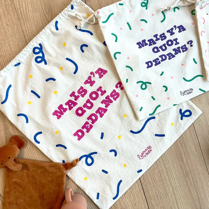 L'Armoire de Bébé Pochette Cadeau en Coton L