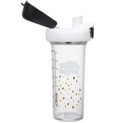 Le Biberon Français Petit Capuchon Gourde Noir et Blanc - 210 ml