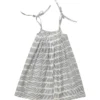 Le Petit Lucas du Tertre Robe Violette - Blue Cloud Ikat - 9/12 Mois