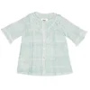 Le Petit Lucas du Tertre Top Vanessa - Green Stripes - 9/12 Mois