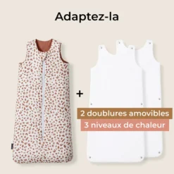 Les Petites Billes Gigoteuse Evolutive 4 Saisons Léopard - 18/36 Mois