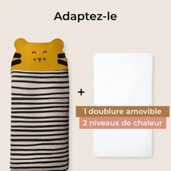 Les Petites Billes Sac de Couchage 4 Saisons Tigre - 3/6 Ans