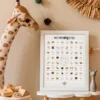 Les Petites Dates Affiche Mes Premières Fois Maman et Maman Peaux Claires - 50 x 40 cm