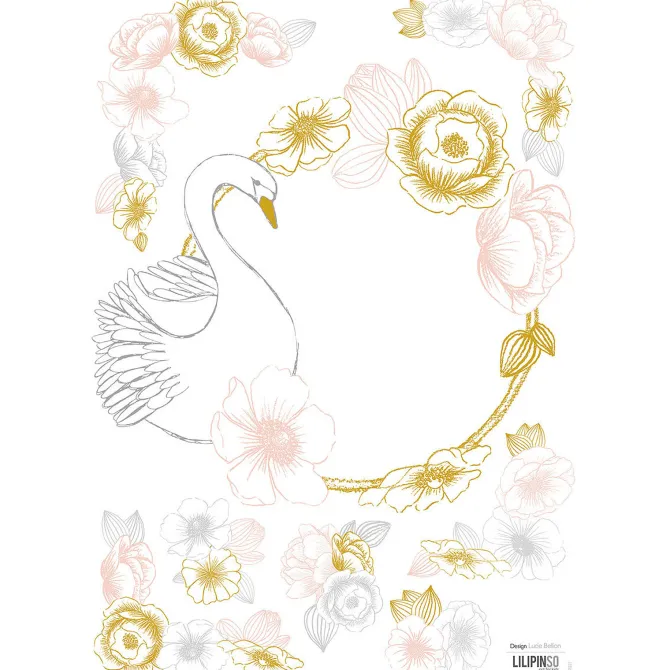 Lilipinso Botany - Stickers A3 - Planche Composée de Couronnes
