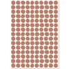 Lilipinso Planche de Stickers - Pois Terracotta
