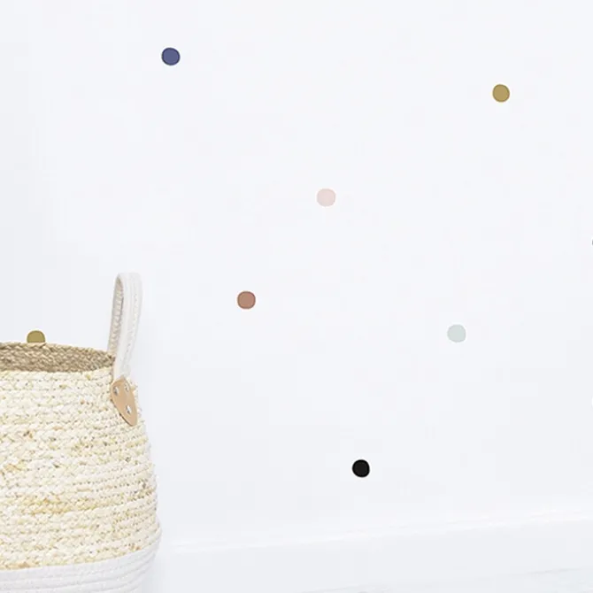 Lilipinso Planche de Stickers - Pois Terracotta