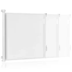 Lionelo Barrière de Sécurité Rétractable Thea - White Natural