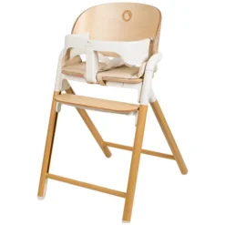 Lionelo Chaise Haute Celia - White Natural