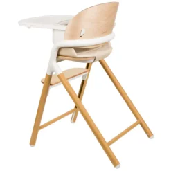Lionelo Chaise Haute Celia - White Natural