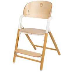 Lionelo Chaise Haute Celia - White Natural