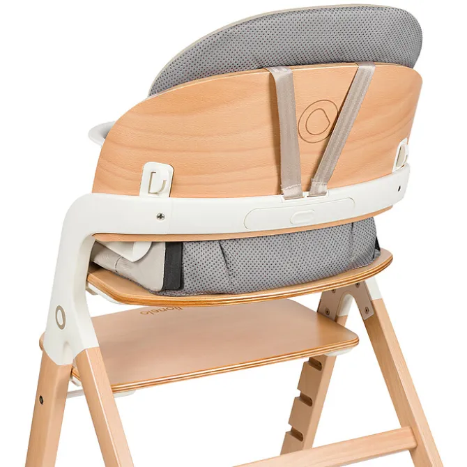 Lionelo Chaise Haute Megan - White Wood
