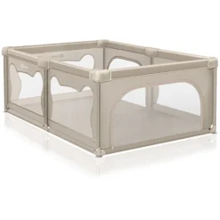Lionelo Grand Parc Bébé Willow - Beige Sand